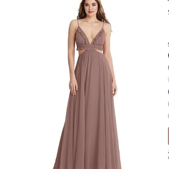 Lovely Sienna Chiffon Maxi Dress, #LB014, Size 10, $163 - Picture 1 of 7